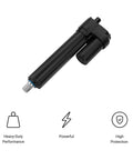 Beefy 24V Linear Actuator With 24 Inch Stroke PAHD1, heavy-duty water-resistant stainless steel shaft, industrial grade for 1574 lbs push/pull