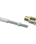 Bolt On Master Cylinder Clevis And Pushrod Kit Three Eighths Inch Fine Thread Clevis With Four Point Seven Five Inches Pushrod