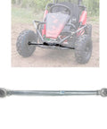 CK100-S Steering Wheel Linkage Rod With Heim Joints For Go Kart Replacement Part That Fits CK100-S SK100 HS100GK 98cc 3.0HP P401001641100000 Durable Performance Upgrade silver steel rod with heim joints for go kart steering