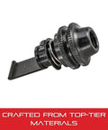Lock Bolt Assembly For 6 Inch Combination Square Head With Starrett Compatibility, shown in durable black steel construction