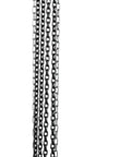 Heavy-Duty Hand Chain Hoist With Hook Mount, One-Half Ton Capacity, 15 Ft Lift, 11 In Headroom, Stamped Steel Housing