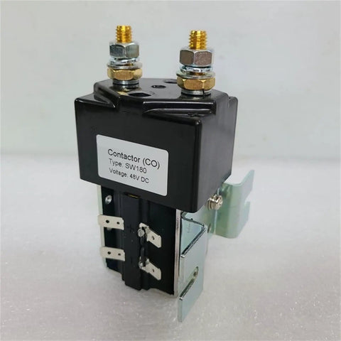 Badass Heavy Duty Dc Contactor Solenoid Relay For Electric Vehicles And Golf Carts Replaces Sw180 48V DC connection