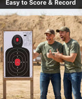 10 Pack 23x35 Inch Silhouette Paper Targets For Shooting Great For Handguns Rifles Airguns BB Guns Indoor And Outdoor