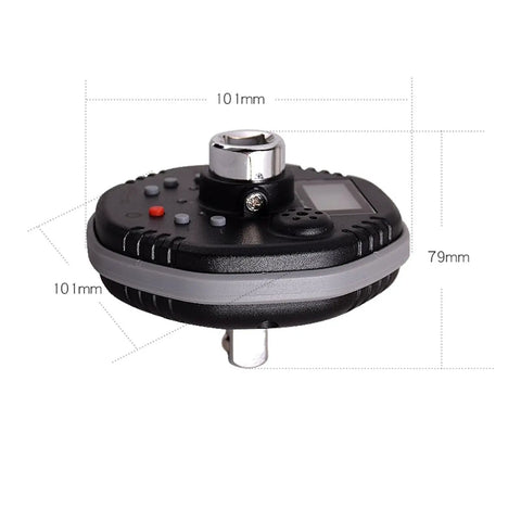 GenSDH Digital Torque Meter Wrench Adapter High Precision Electronic Angle Torque Tester Multifunctional Hand Tool 1.5 To 340NM Range Reliable Adjustment For Tight Spots And Electric Tools