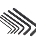 Solid Xixian 6 Pack L Shape Hex Key Wrench Set Made From Tough Carbon Steel For Ycle Fix Ups, Heavy Duty Allen Tool Kit Ideal For Maintenance Jobs And Hand Screwdriver Grabs That Hold Up Great No Bending, black hex keys