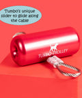 Anti Shock Dog Trolley Runner For Yard And Camping Heavy Duty Dog Gear slider component on red block
