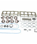 Complete Full Engine Gasket Set Kit Compatible With Gmc 1500 5.3L And 4.8L Engines 2002 To 2008 with various seals and gaskets displayed.