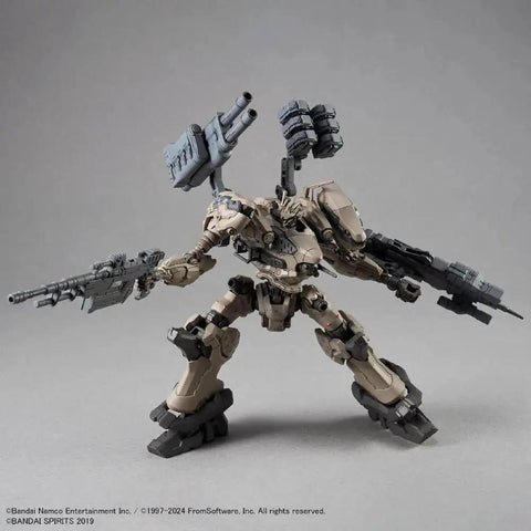 RaD CC-200 Orbiter Nightfall 30MM 1/144 Model Kit For Armored Core VI Fires Of Rubicon No Glue Build in action pose