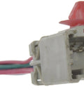 Honda Compatible Front Driver Side Power Window Regulator And Motor Assembly Beefed Up For Longevity Easy Install Durable Replacement That Keeps Your Window Rolling Smooth Tested In Real Doors For Long Life Fits Select Honda Models. Close-up white wiring connector with red lock tab