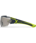 Side view of MX300 Safety Glasses With Anti Fog Lenses ANSI Z87 Plus 100 Percent UV Protection CBR65 Blue Light Blocking Lenses All Day Comfort