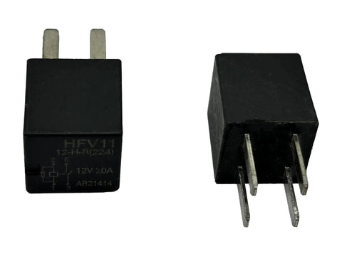 12V DC 20A 4-Pin Automotive Relay Dual Pack for Car Electrical Systems, beefy reliability, fast power delivery, durable module