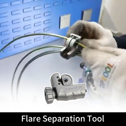 Side view of DPTOOL brake line flaring tool kit; metal clamp for 3/16–4.75 mm steel tubing