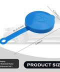 Durable Windshield Washer Fluid Cap Replacement For Nissan Titan Maxima G20 G35 And Infiniti Models, blue PA66 cap shown.