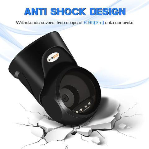 Omnidirectional Barcode Scanner For Lightning Fast Hands Free Data Capture Desktop USB Wired 1D 2D QR Code Reader dropped