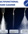 SdDpulse Professional Handheld Steam Cleaner Delivers High Temp Continuous Steam For Heavy Duty Dirt With Tankless Design and spray modes.