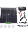 Portable 200W 12V Solar Panel Kit With Controller For Outdoor Adventures Power Your Cycling Hiking Camping Mountaineering