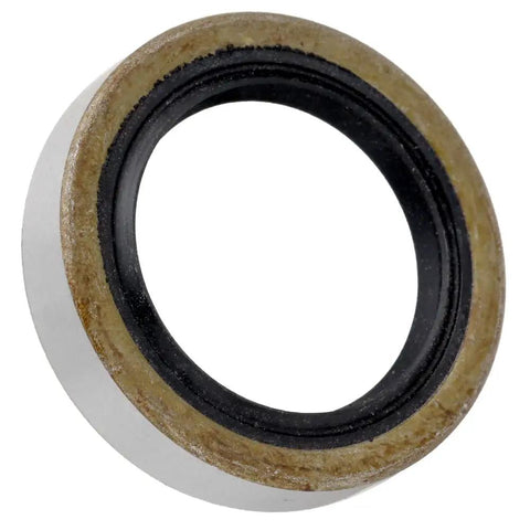 Trail Ready Hella Durable Double Lip Grease Shaft Oil Seal 1.372 X 1.983 for 2000 2500 lb trailer axle, showing detailed construction.