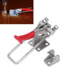 Beefy Adjustable Toggle Clamp With 318Kg Clamping Force Stainless Steel Lever Clamp Latch Plastic Cover Handle for precise fixture setup
