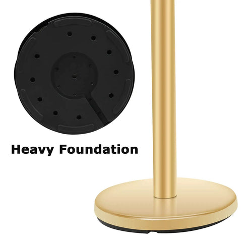 Golden Crowd Control Stanchions Set With 4.8 Foot Red Velvet Rope For Party Weddings Museums 2 Pack Heavy Duty Barrier Poles To Create Safe Queues And Elegant Lines For Event Venues Catering Halls Exhibits And More With A Sleek Golden Finish That Dazzles