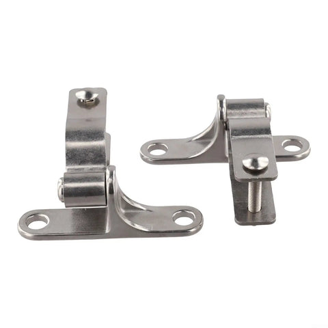 Tough As Nails 304 Stainless Steel Gate Hinges 345 Cm Heavy Duty Wall Mount Set designed for chain link fences and barn doors.