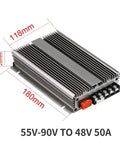 Heavy Duty 72V To 48V DC To DC Step Down Converter featuring 55 90V input range and up to 60A pushing power with aluminum case.