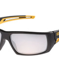 Tough As Nails Wraparound Safety Sunglasses Rigged For The Daily Grind Featuring Category Two UV400 Lenses ANSI Z871 Certification And Permanent Side Shields In Matte Black