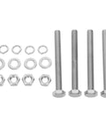Stainless Steel M10x10mm Hex Bolt Kit With Lock Nuts And Flat And Lock Washers Fully Threaded Fasteners For Outdoor And Home Use Heavy Duty Anti Loosening Hardware Set To Fight Vibration And Loose Connections, bolts with washers and nuts