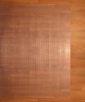 Clear Vinyl Floor Protector Runner For Hard Floors With Dual Pad Pattern 36 Inches Wide By 25 Feet Long on wood floor