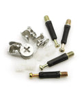 Top Shelf 3 In 1 Furniture Connector Kit With Dowels And Cam Screws featuring zinc alloy hardware for cabinets and drawers.