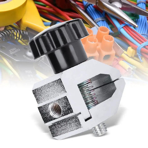 All Purpose Push Pull Force Tester 500N Clamp With Stainless Steel Jaw Clamp Micrometer Fixture For Tensile And Destructive Testing Thrust Tension Meter Workhorse Lab Tool For Precise Force Measurements, stainless jaw clamp