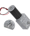 Top Shelf 12V Self Locking Dc Gear Motor Features A Tough Die Cast Aluminum Shell Cranking Out Serious High Torque At Eighty Rpm running dead silent.