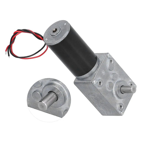 Top Shelf 12V Self Locking Dc Gear Motor Features A Tough Die Cast Aluminum Shell Cranking Out Serious High Torque At Eighty Rpm running dead silent.