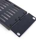 Slick 19 Inch 2U Rack Mount Blank Panel With Hinged Design And Killer Ventilation Slits For Smooth Server Cabinet Airflow detail.