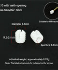1000 Pcs Heavy Duty White Plastic Dowel Nut Kit With Screw Dowel Inserts dimensions and specifications