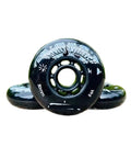 Street Invaders Inline Skating Wheels 72mm 76mm 80mm Set of 4 84A Hardness Durable Roller Skate Tires For HV Inline Skates Black