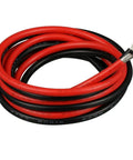 8 Gauge Silicone Wire Set With 5 Ft Red And 5 Ft Black Flexible 8 AWG Stranded Tinned Copper Wire For Auto, Audio And Hobby Projects