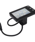 Electric LCD Display For Mountain E Bike Conversion With 6P Connector, Clear Readout Panel, Multi Voltage Compatibility 24V 36V 48V 60V