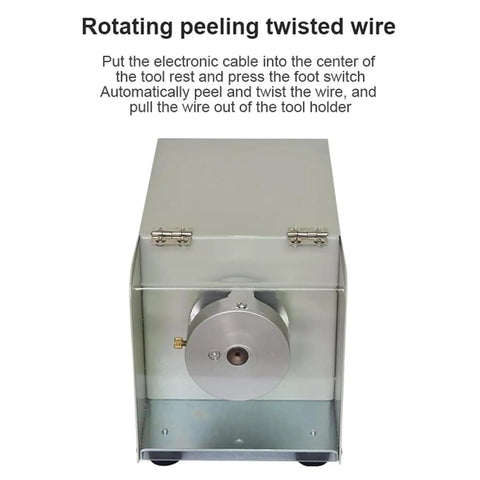 Rotating mechanism of 2 In 1 Wire Twisting And Stripping Tool With Hand Crank, Pro DIY Cable Wire Twister For 1.2-4.2mm Outer Diameter