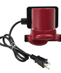 Heavy Duty Hot Water Recirculator Pump With Built In Digital Timer 115V Smooth Operator One Twenty Fifth Horsepower 3/4 By 1/2 Inch Npt Reducing Union Zero Drama Ready To Roll Direct Replacement For Grundfos U P 15 T L C And 595916 with power cord.