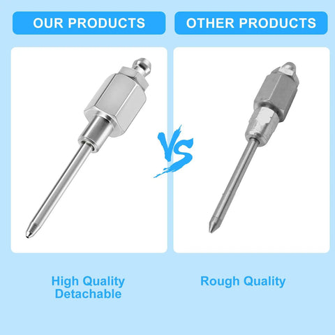 Comparison of Heavy Duty Grease Needle Dispensing Tool Kit With Steel Tips and alternate product quality