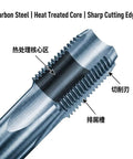 Half Inch 14 NPT Pipe Tap Right Hand Cutting Tool For Cleaning And Rethreading Damaged Threads On Steel Iron And Copper Fittings