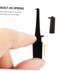Close-up of Pro Grade Twenty Piece Insulated Test Hooks And Grabbers Colorful Clamps showing built-in spring and clip-on probe.