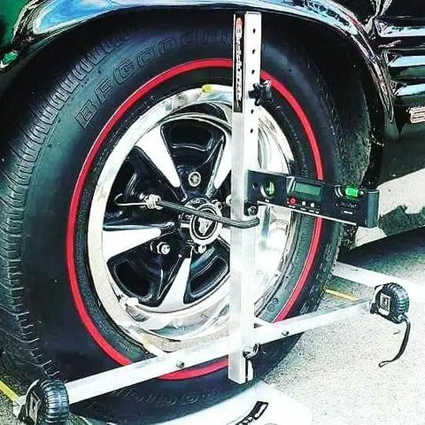 Slick Portable Wheel Alignment Kit For 13 To 18 Inch Tires DIY Four Wheel Setup Caster Camber Toe Gauge Auto Tools To Keep Your Ride Tight And Skip The Shop Line No Stress Pro Results At Home