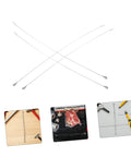 Four Piece Round Heat Sealer Heating Wire Replacement Strips For Manual Shrink Wrap Bag Sealer Repair Kit Home Food Packaging, set of four round nichrome coils.