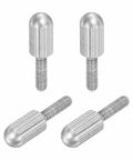 Solid M3 X 10mm Knurled Thumb Screws Pack Of Four Crafted From Tough 304 Stainless Steel Flat Head for quick hand adjustments.