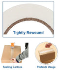 Heavy Duty Packing Tape Clear Ultra Strong 2.7 Mil 1.88 Inch Wide 60 Yards per Roll shown sealing boxes
