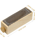 Five Pack Wooden Queen Cages For Beekeeping, breathable rearing protector cages with metal mesh and corks, pro-grade hive supplies