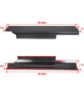 Trail Armor Rocker Panel Cover for Dodge Ram 1500 Classic Crew Cab 2009 to 2018, shown with measurements
