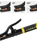 Heavy Duty Copper Welding Clamp For 800 To 1000 Amp Stick Welders High Heat Burn Shield Ground Electrode Holder Super Cool Grip Tool angled view showing copper contact points and adjustable grip