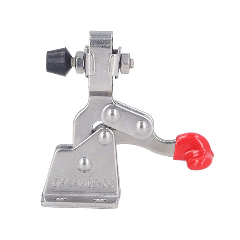 Fast Release Vertical Toggle Clamp For Woodworking, Quick Release Hold Down Clamp, Adjustable Opening, 150 Lb Capacity, Beefy 304 Stainless Steel Build, Ideal For Jigs, Fixtures And Workholding